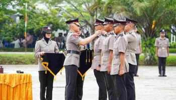 Irjen Pol Hendro Pandowo Lantik 123 Bintara Baru Polda Babel