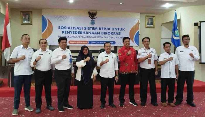 Pemkot Pangkalpinang Gelar Sosialisasi Sistem Kerja Birokrasi Pemerintahan