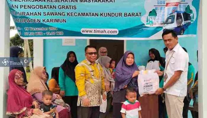 Mobil Sehat PT Timah Berikan Pelayanan Kesehatan Gratis