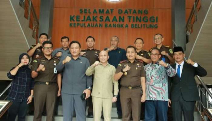 Jalin Sinergitas, DPRD Babel Bersilaturahmi dengan Kejati Babel