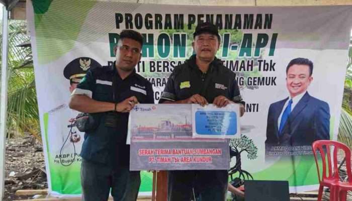 PT Timah Bantu Pembangunan Dua Masjid di Kecamatan Rangsang