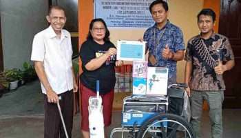 PT Timah Salurkan Alat Kesehatan untuk Yayasan Bina Citra Kundur