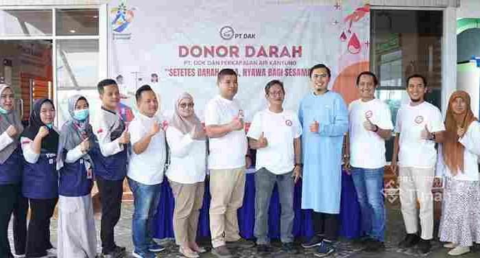PT DAK Kolaborasi dengan PMI Pangkalpinang Gelar Donor Darah