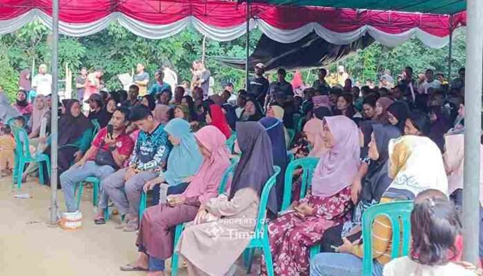 PT Timah Gandeng Masyarakat Dusun Tanah Merah Lakukan Penambangan