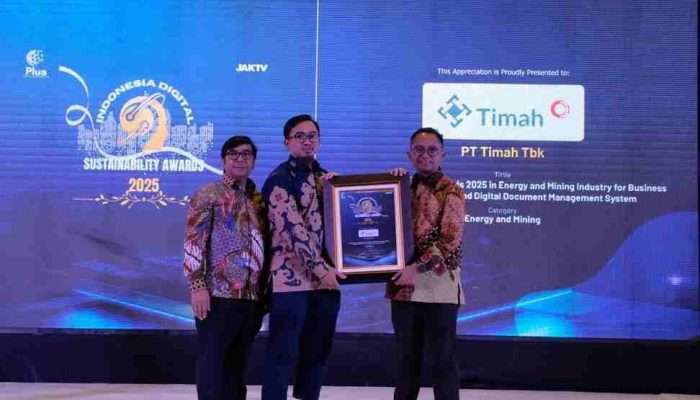 PT Timah Raih Penghargaan Digital Sustainability Awards 2025