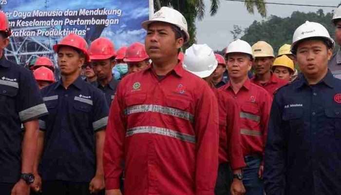 PT Timah Area Bangka Selatan Gelar Apel dan Simulasi Keselamatan