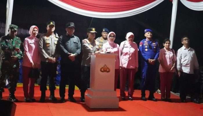 Jajaran Polda Sumsel Bagikan Solar Cell untuk Nelayan Banyuasin II