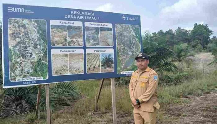 PT Timah Gandeng Pemerintah Desa Garap Lahan Bekas Tambang Jadi Kebun
