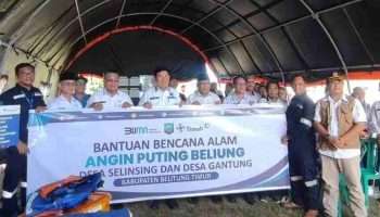 PT Timah Salurkan Bantuan untuk Korban Puting Beliung di Belitung Timur