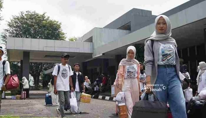 Peserta Mudik Gratis PT Timah Berharap Kouta Tahun Depan Bertambah