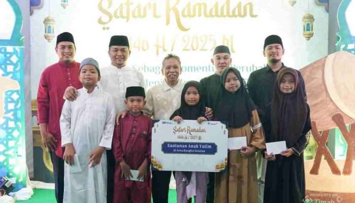 Tebar Manfaat untuk Sesama, PT Timah Santuni Anak Yatim Piatu dan Lansia
