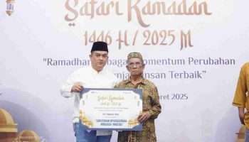Momen Bulan Ramadhan, PT Timah Serahkan Bantuan Untuk Mushala Al Falah di Belitung Timur