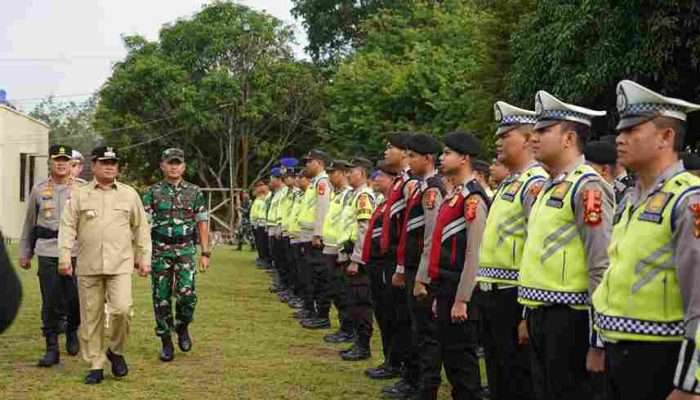 Bupati Banyuasin Pimpin Apel Gelar Pasukan Operasi Ketupat Musi 2025