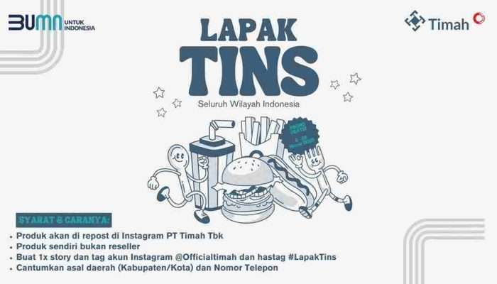 Lapak TINS Wadah PT Timah Promosikan Produk UMKM Secara Gratis di Media Sosial Perusahaan, Simak Cara dan Ketentuannya
