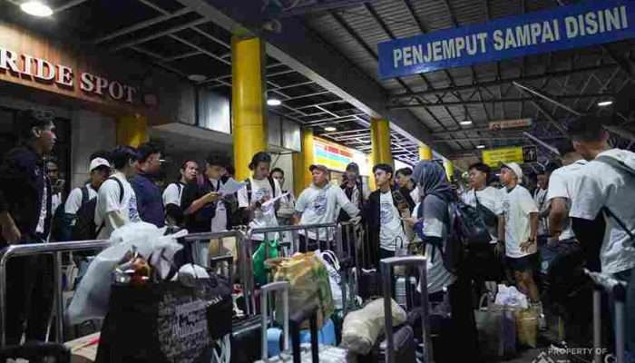 Keberangkatan Perdana Program Mudik Gratis PT Timah Tahun 2025 Menuju Kepulauan Riau