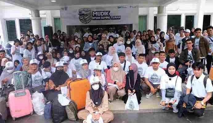 Mudik Gratis Bersama PT Timah, Rombongan Terakhir Dilepas Menuju Pulau Bangka