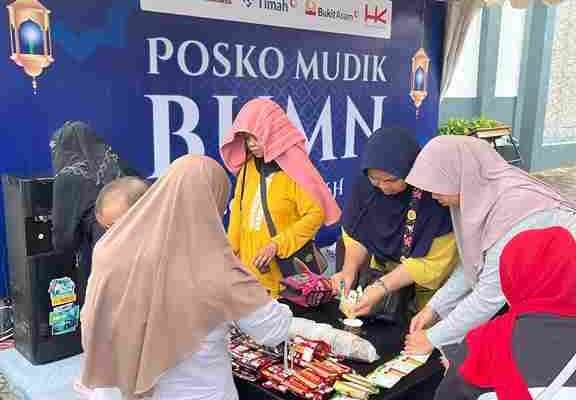 PT Timah Bersama PT Bukit Asam dan Hutama Karya Sediakan Posko Mudik Lebaran