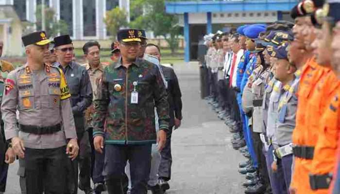 Polda Babel Gelar Apel Pasukan Operasi Ketupat Menumbing 2025