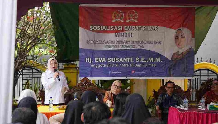 Wabup Banyuasin Bersama Anggota DPD RI Sosialisasikan Empat Pilar Bangsa
