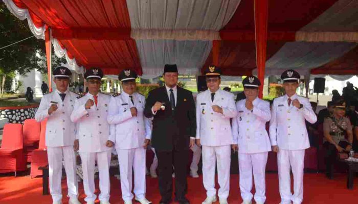 Sekda Erwin Ibrahim Pimpin Upacara Peringatan Hari Otonomi Daerah