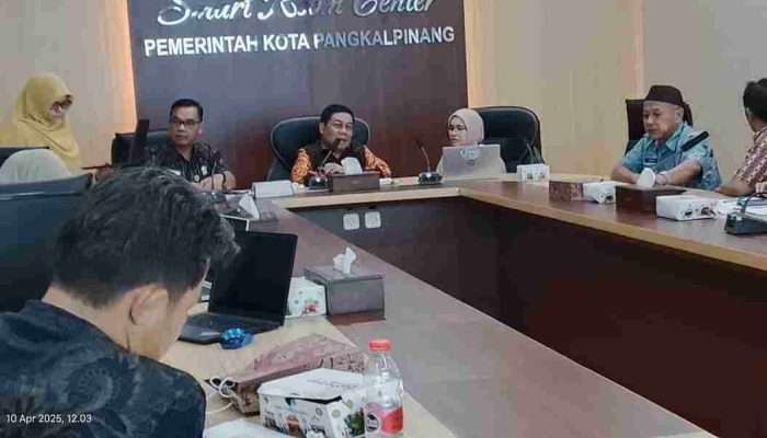 Penjabat Walikota Rapat Bersama BPJS Kesehatan Bahas UHC Prioritas