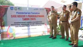 Gubernur Babel Buka Workshop Bursa Kerja Khusus SMK 1 Pangkalpinang