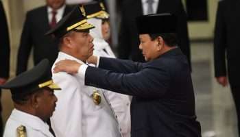 Presiden Prabowo Lantik Hidayat Arsani dan Hellyana Pimpin Bangka Belitung