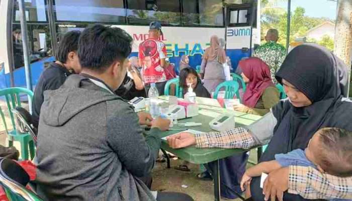 Mobil Sehat PT Timah Berikan Layanan Kesehatan Gratis Bagi 125 Warga Desa Belo Laut 