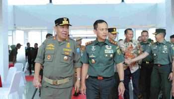 Gubernur Sambut Kedatangan Pangdam II/Sriwijaya