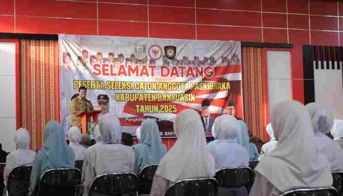 Sekda Banyuasin Beri Wejangan Calon Paskibraka Banyuasin