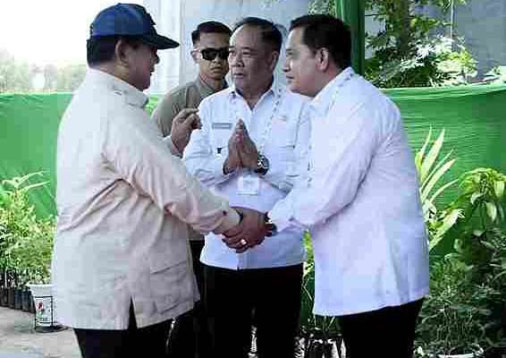 Presiden Prabowo Subianto Memulai Gerakan Indonesia Menanam dari Banyuasin