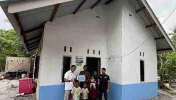 PT Timah Ujudkan Impian Rahim Memiliki Rumah Layak Huni