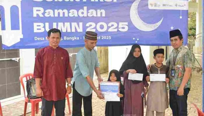 Berbagi Berkah Ramadhan, PT Timah Santuni Ribuan Anak Yatim di Tiga Provinsi