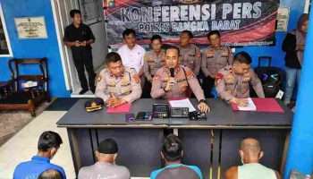Polres Bangka Barat Gagalkan Penyelundupan Lima Ton Pasir Timah