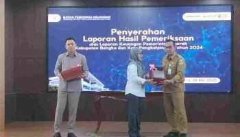 Pemkot Pangkalpinang Kembali Terima Opini WTP dari BKP