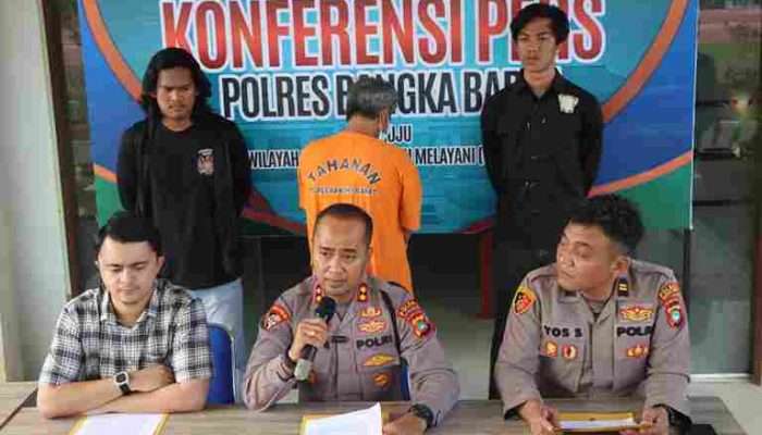 Polres Bangka Barat Tangkap Dukun Cabul