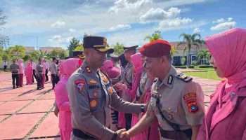 Kapolres Bangka Barat Pimpin Sertijab Wakapolres