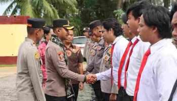 Kapolres Bangka Barat Kunjungi Polsek Mentok
