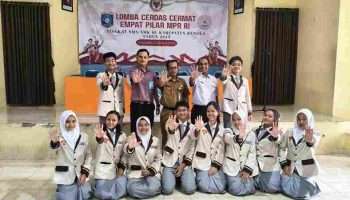 Siswa Pemali Boarding School PT Timah Tbk Juara Lomba Cerdas Cermat Empat Pilar 