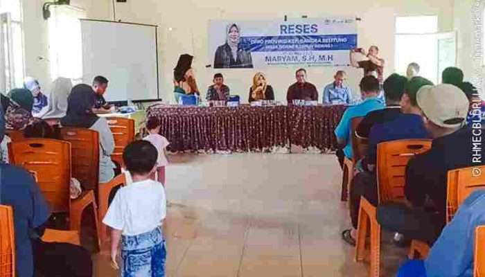 Maryam Serap Aspirasi Warga Jade Bahrin, Soroti Pendidikan dan Ketenagakerjaan