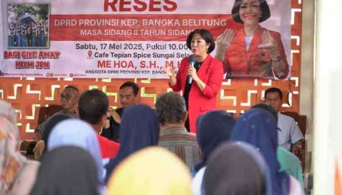 Me Hoa Ajak Kasat Lantas dan Kadis Pendidikan Saat Reses