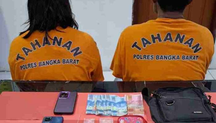 Simpan 18 Paket Sabu dan 6 Butir Ekstasi, Pasutri Ditangkap