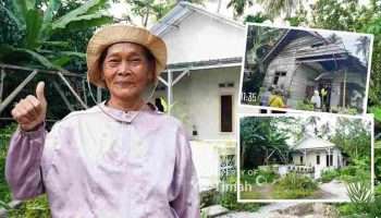 PT Timah Bangunkan Rumah Layak Huni untuk Nenek Mahdarna