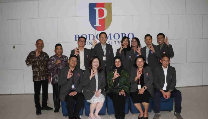 Wagub Hellyana Jajaki Kerja Sama dengan Podomoro University