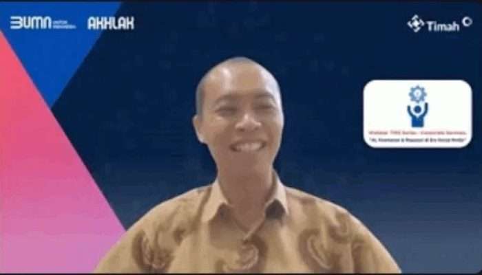 PT Timah Gelar Webinar Keamanan Digital dan Artificial Intelligence Bagi Karyawan