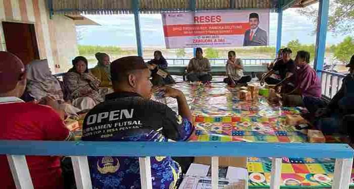 Zainudin Serap Aspirasi Masyarakat Desa Penyak Soal Pendidikan, Kesehatan dan Infrastruktur