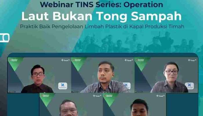 PT Timah Gelar Webinar ‘Laut Bukan Tong Sampah’