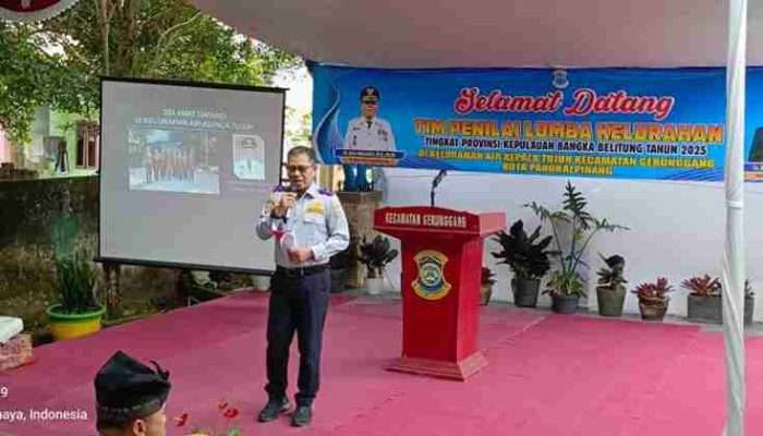 Asisten Pemkot Pangkalpinang Hadiri Penilaian Lomba Kelurahan Tingkat Provinsi