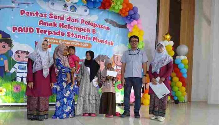 PT Timah Fasilitasi Pentas Seni TK Stannia Muntok
