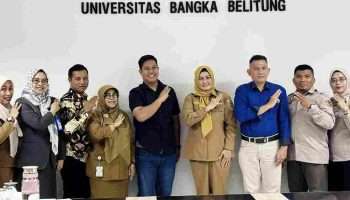 Wagub Hellyana Diskusikan Program RPL UBB dengan Prof Ibrahim